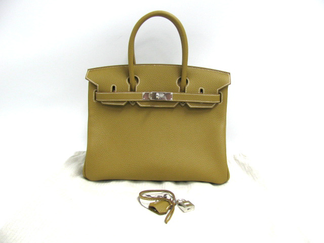 エルメス バーキン30(トリヨンクレマンス/クラフト/シルバー金具)